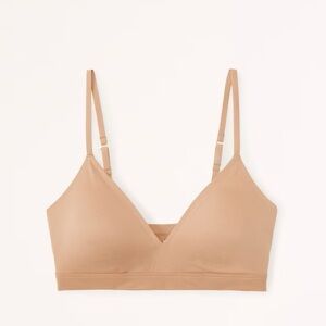 Abercrombie & Fitch Next to Naked V-Neck Bralette Honey Medium